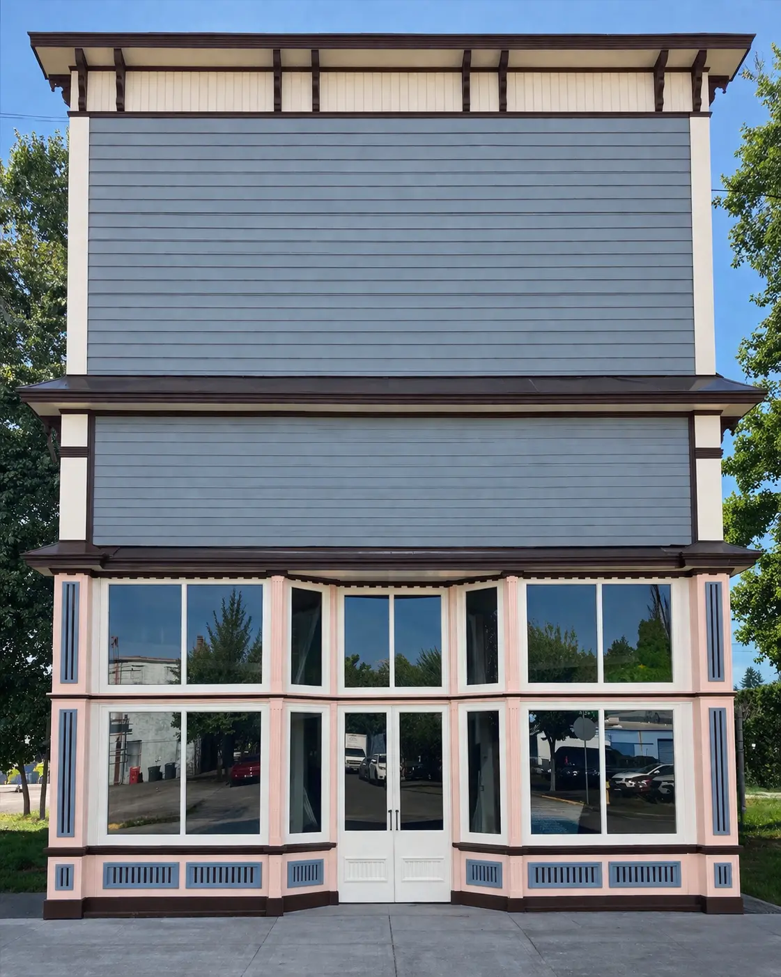 The restored Hobson-Gehlen building