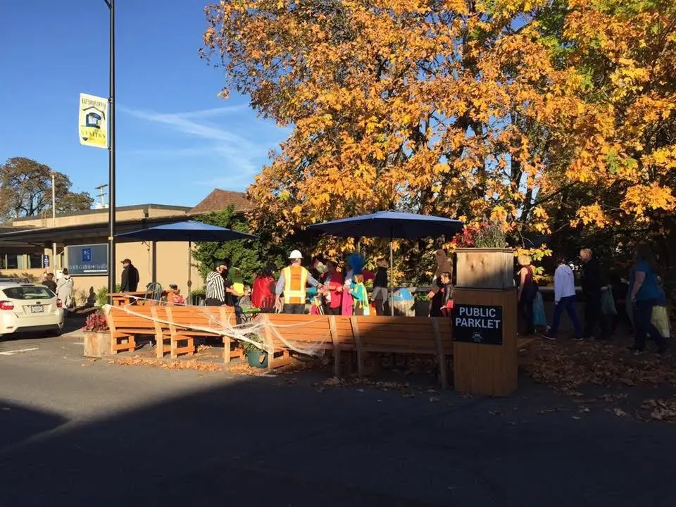 The downtown parklet